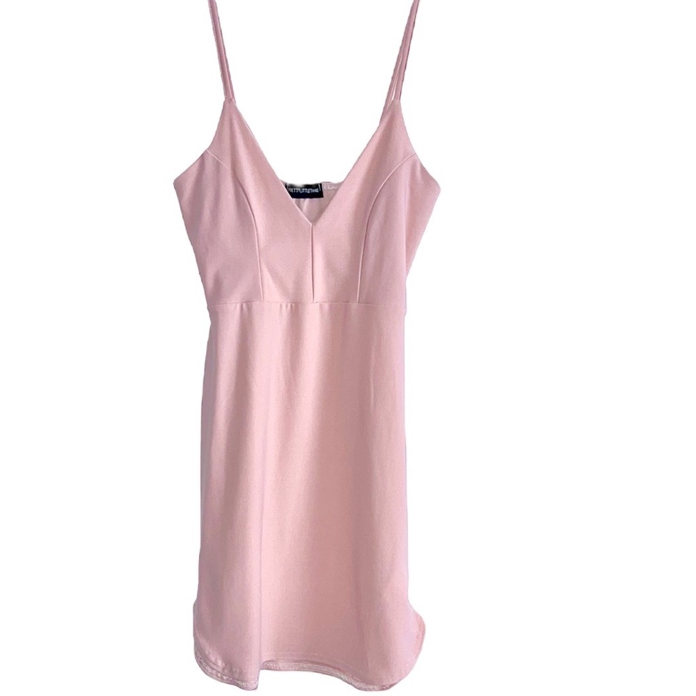 PrettyLittleThing V neck Mini Dress